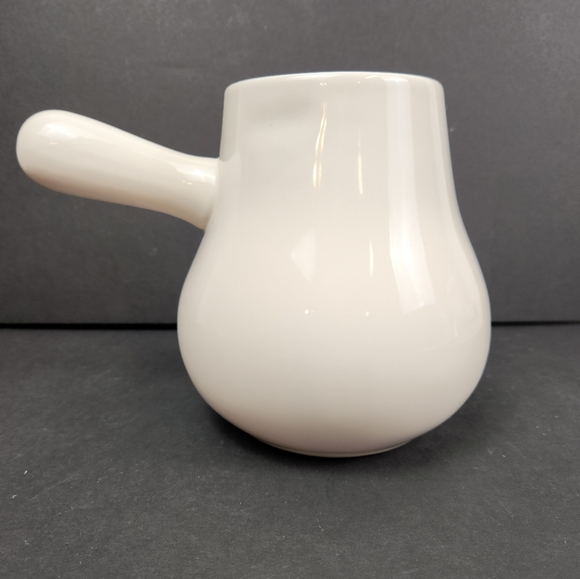 Rae Dunn HOT COCOA Pot LL Black Font White Ceramic Chocolate Bar RARE - Picture 3 of 10